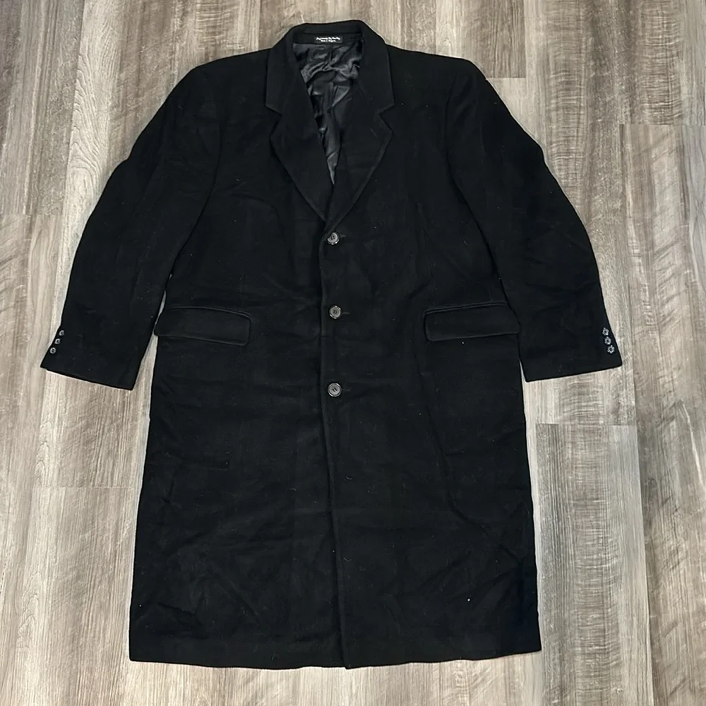 Carlo Rosati Wool Blend Overcoat - 44R